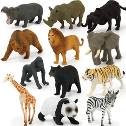 Science Discovery High Quality Puzzle Learning Toys 12PcsPack Mini Simulated Animals Model Toy Figurine Animal For Children Gift 230606