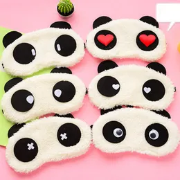 Gadgets Fashion Cute Design Plush Panda Face Eye Travel Sleeping Soft Eye Mask Blindfold Shade Eyeshade Portable Sleeping Eye Cover