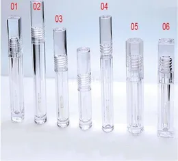 Empty Transparent Lipgloss Tubes Round Square Clear Cosmetic Containers Lipgloss Tube Packaging Lip Gloss Tube2473634