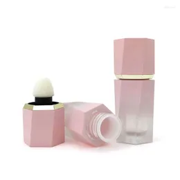 Flaconi di conservazione 7ml Tubo per fard liquido irregolare esagonale rosa sfumato 24 pezzi