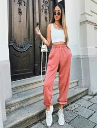 Casual Candy Colors Harem Pants for Women Joggers Loose Ankle Tied Sweatpants Femme Trousers Baggy Comfortable1437692