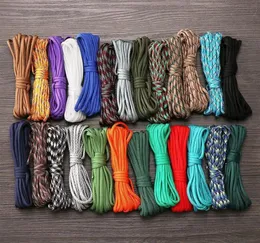 5 Meter Paracord Lanyard Tent Ropes Diameter 4mm Cord Rope Survival Kit Parachute Cord Hiking Camping Equipment Outdoor Tool H bby2592932