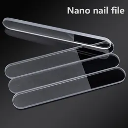 Utrustning 10st nano glas nagelfiler buffert kristall transparent slipning polering slipning nagelblock Dålig pedikyrfil nagelkonstverktyg