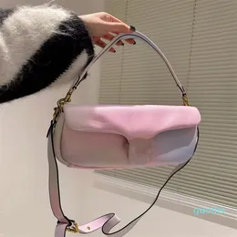 Luksusowy projektant torebek Crossbody Tabby Torba na ramię dla kobiet skórzane modne litery Lady Cross Body Bag Clap Torby