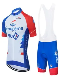 Tour De France 2021 Pro team FDJ Cycling Jersey set Summer Breathable Cycling Clothing MTB Bike Jersey Bib Shorts Kit Ropa Ciclism5787949