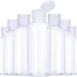 50 Pz 10-120 ml di Plastica PET Coperchio di Vibrazione Bottiglia di Lozione Commercio All'ingrosso Trasparente Cosmetico Contenitore di Campione Mini Fiale di Riempimento di Viaggio liquido F45L