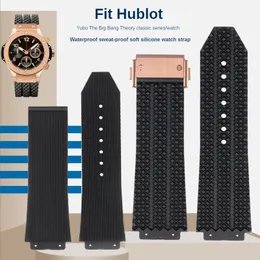 Watch Bands Compatible Men's Sport Accessories For SilICONe Sweat-proof Watch Strap Yubo Big Bang CLAssic Fusion 26x19mm 24x17mm 230607