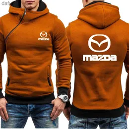 Nya vårens höstmän hoodies mazda biltryck tröja mode män hoodie hip hop hajuku casual pull over l230520