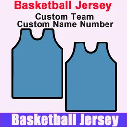 2023 Basketbalshirts Heren Mouwloos Blauw Wit Jerseys Uniformen voor volwassenen