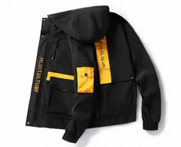 Mens Jackets Spring Autumn Casual Fashion Bomber Hip Hop Jacket Men Designer Japanese Steetwear Overcoat Baseball Jacket Coats6147742