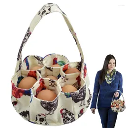 Storage Bags Egg Collecting Basket Vintage Style Collection Holder With Cushion Suitable For Farmhouse Chicken Coop Accessories