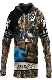 Men039s Hoodies Sweatshirts Duck Hunting Camo 3D All Over Print Suit Fashion Autumn Sweatshirthoodiezipper Hoodie Unisex Fu3469428
