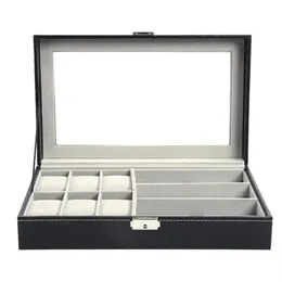 multi functional cases box sunglass high - end glasses sunglas Organizer Case locked Watch Display Holder O239l