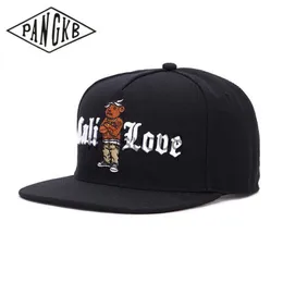 Ball Caps Pangkb marka cee love czapka czarny hip hop snapback kapelusz jesienna podróż dla mężczyzn dla kobiet dorosłych na świeżym powietrzu baseballowa czapka baseballowa kość J230608