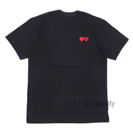 T shirt Play Mens t Shirt Designer Red Commes Casual Women Garcons s Badge Des Quanlity Ts Cotton Embroidery Short Sleeve 4 4L75