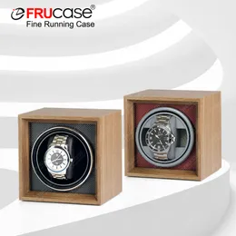 Watch Boxes Cases FRUCASE MINI Watch Winder for automatic watches watch box automatic winder Mini style can be placed in a safe Box or drawer 230607