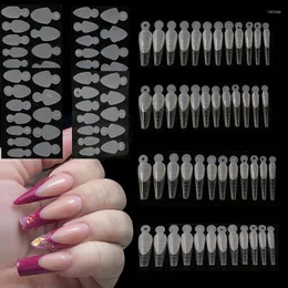 False Nails Extension Art Tips Fake Finger UV Gel Polish Mold Sculpted Full Cover Press On Manicures Supplies Tool DIY