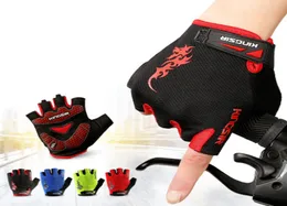 Outdoor Sport Gloves Summer Cycling Bike Bicycle Riding Gym Fitness Half Finger Gloves Shockproof Mittens LJJZ8084510419