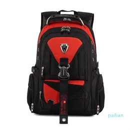 Herrenrucksack, wasserdichter Oxford-Schweizer Rucksack für Herren, 17-Zoll-Laptoptasche, herrschsüchtiger Rucksack für Damen, Schultasche mit hoher Kapazität