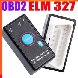 Upgrade ELM 327 V 1.5 OBD 2 Car Diagnostic ODB2 Adapter Bluetooth-Compatible 5.0 Scanner Auto Tool for Windows XP 7/8 Android Symbian