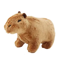 플러시 인형 18cm 시뮬레이션 Capybara 플러시 장난감 장난감 장난감 Capybara 인형 소프트 박제 동물 장난감 아이 생일 선물 장난감 홈룸 장식 230608