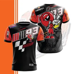 Herr t-shirts moto gp-race sport t-shirt herrar tryck rund nacke andas sport t-shirt 3d tryck 93 230607