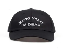Köpek yıllarında ben ölü beyzbol şapkası nakış baba şapkası 100 pamuk terimleri snapback unisex moda ayarlanabilir4278550