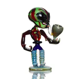 Outros acessórios para fumantes Vidro Alien Pipe Rig Water Bong Recycler Bongs Hookahs Handmade Bubblers Drop Delivery Home Garden Househo Dhmaw