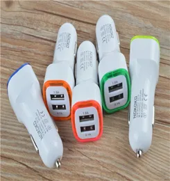 For USB Car Charger Phones LED Dual 5V Lights Cell Mobile Adapter 21A1A Universal Thwgv6681659