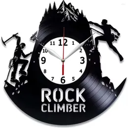 Wall Clocks Climbing Clock Mountain Gift For Man Record Silent Mechanism