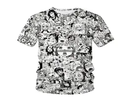 Men039s TShirts Anime Tshirt 3D Print Men Women Streetwear Hentai Pattern ONeck Hip Hop T Shirt Harajuku Casual Tops Sexy Gi4724535