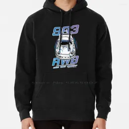 Men's Hoodies Rwb 993 Anime ( Blue ) Hoodie Sweater 6xl Cotton 964 Rauh Welt Begriff Widebody Slammed Stance Racecar 996 Car Art