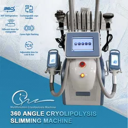 360 Angle Surrounding 3D Cryolipolysis Slimming Machine Cryo Lipo Laser 40K Cavitation Body RF Face RF Freeze Weight Loss Double Chin Removal Equipment