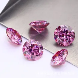 Löst diamanter 1- 10Ct Rare Pink Loose Stone Red Purple Color VVS1 Utmärkt Cut Diamonds 230607