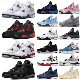 4 Jumpman Mens Basketball Shoes 4s Red Thunder Military Black Cat Cool Grey Pure Money University Blue Sail Men Womens Trainers Sports Sneakers