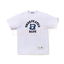 BAPE MENS DESTRICER T HARTS MANS Black White Letter Printing Disual Shirts Summer T Shirt Faithers Tees Size M-2XL
