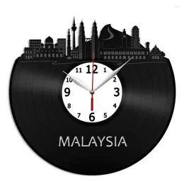 Orologi da parete Polonia Skyline Art Clock 12 pollici - Home Room Decor Idea regalo fatto a mano per amico