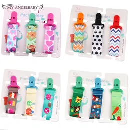 Mobiles# 3 PcsSet Baby Pacifier Clips Chain Dummy Clip Nipple Holder For Nipples Children Soother attache 230607