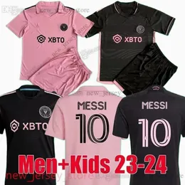 2023-24 Inter Miami Soccer Maglie Cf Messis Matuidi Higuain Campana Yedlin MLS 23 24 Football Men Kids Kids Fan Fan Shirt Kits Child Adult Uniform