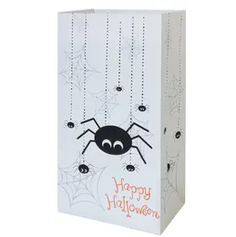 Sacchetti per gioielli Borse Sacco di carta di Halloween Cibo Caramelle Popcorn Sacchetto per feste Fornitura Decorazioni di nozze 13X8X24Cm Drop Delivery Ot7Ip