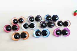 Doll Accessories 10pcs 12mm 14mm 16mm 18mm 20mm 25mm 30mm Cartoon 3D glitter toy doll pupil eyes with washer color size optionT10 230607