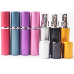 Hig-end Upmarket 5ml Portable Mini Refillable Perfume Scent Aftershave Atomizer Empty Spray Bottle with 2 Funnel Filler for Travel Purse