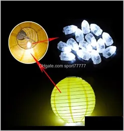 Dekorasyon Etkinliği Festival Ev Bahçe Bırak Teslimatı 2021 100 PCSLOT Noel Mini LED Balon Lamba Top Işığı Çince Kağıt 4548135
