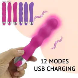 Wiederaufladbarer weiblicher Dildo G-Punkt Vagina Anal AV Vibrator Erotikprodukte Zappeln Sexspielzeug für Frau Erwachsene 18 Intimwarengeschäft L230518