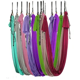 Resistance Bands 5m Length sets Aerial Yoga Hammock Flying Antigravity Arial Swing Bodybuilding Workout Fitness Equipment Home Gym Sports 230607