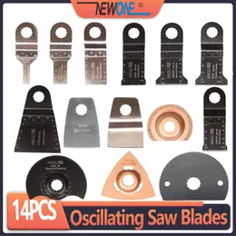 Zaagbladen NEWONE14 Pcs Oscillating Multi Tool Accessories for Rigid AEG Worx Etc Multimaster Power Tool ,with HSS Blade,Metal Cuttin.