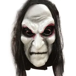 Party Masks 1PCS Horror Scary Wig Mask Cosplay for The Face Halloween Costume Prop Masquerade Joker Latex Headgear Prom 230607