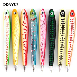 Ballpoint Pens 5pclot Creative Fish Shape Pen Ocean Signature do pisania papierniczych w biurze School Supplies 230608