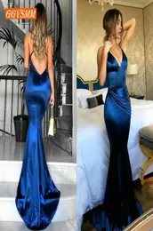 Fashion Royal Blue Women Long Evening Dress Sexy Evening Gown Real Pos Vneck Slim Fit Mermaid Formal Party Dresses Prom Y2009308472715