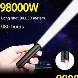 Taschenlampen Taschenlampen Mini LED wiederaufladbare Taschenlampe 3 Blitzbeleuchtungsmodus Tactical Powerf Outdoor Tragbare Linternas Nitecore DHECB